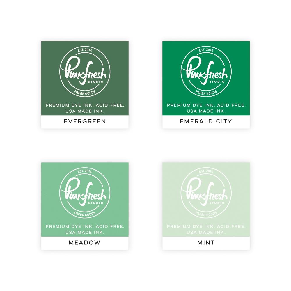 Pinkfresh Studio Premium Dye Cube Ink Pads 4 Colors