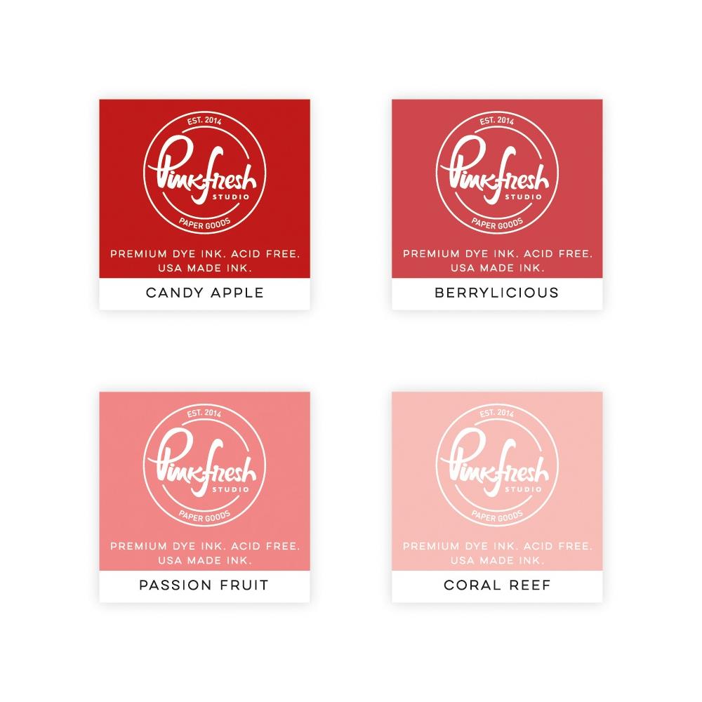 Pinkfresh Studio Premium Dye Cube Ink Pads 4 Colors
