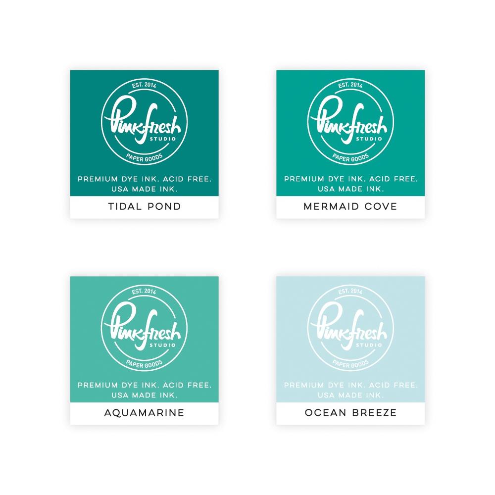 Pinkfresh Studio Premium Dye Cube Ink Pads 4 Colors