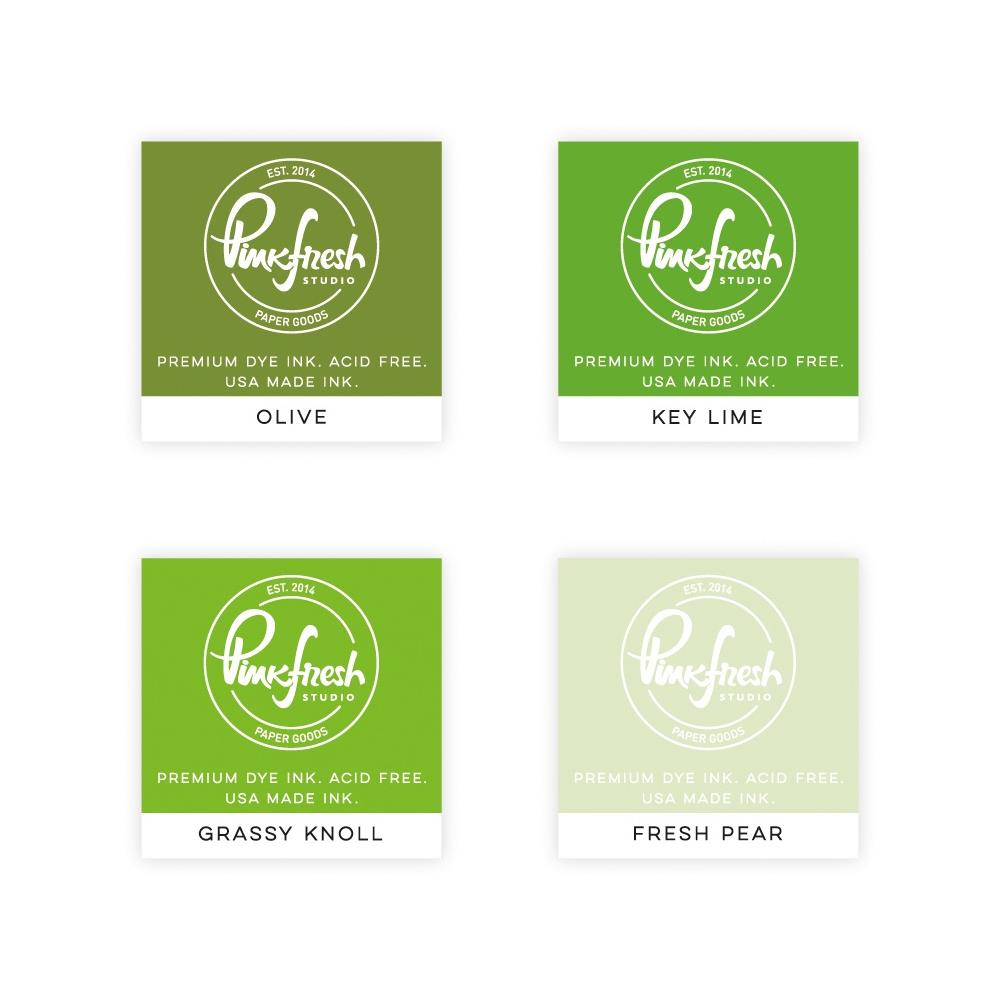 Pinkfresh Studio Premium Dye Cube Ink Pads 4 Colors