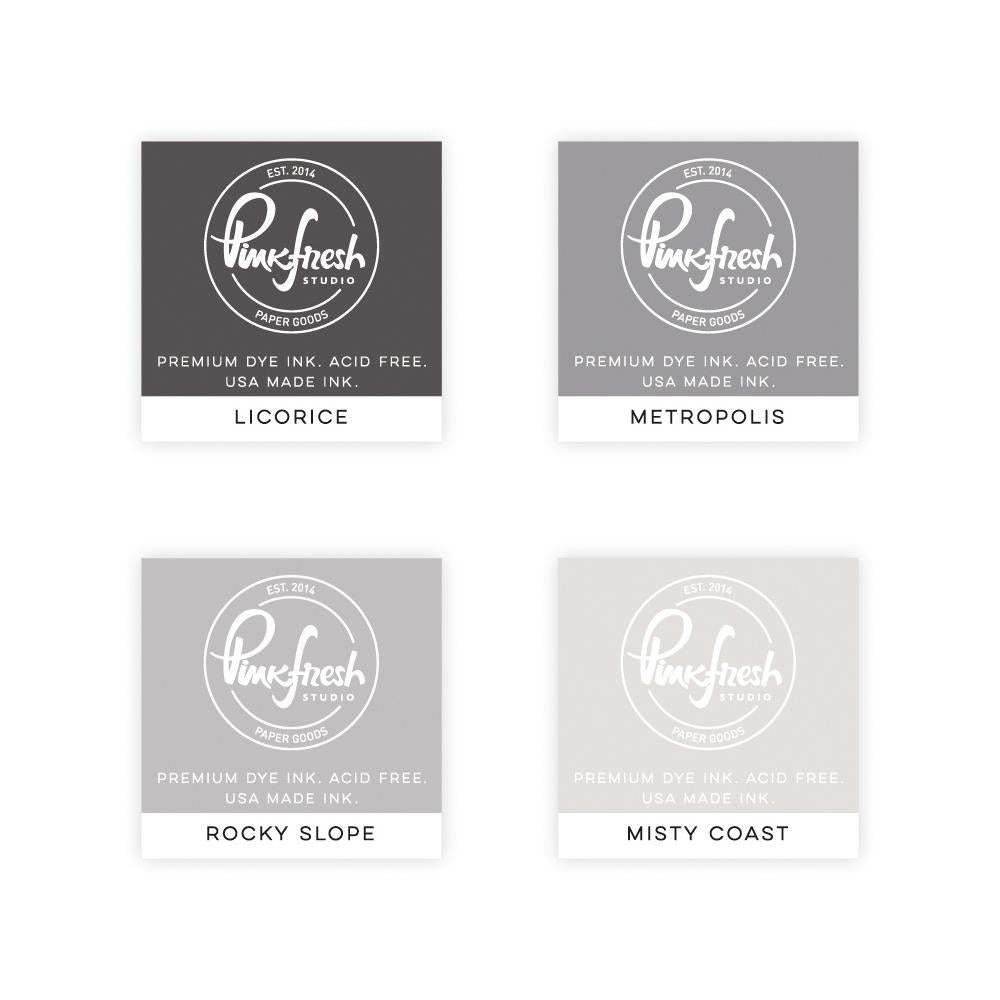 Pinkfresh Studio Premium Dye Cube Ink Pads 4 Colors