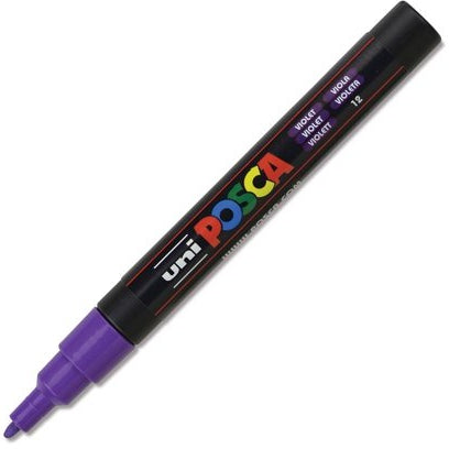 POSCA 3M Paint Marker Fine Bullet Tip Pen 0.9mm-1.3mm / Crayon Acrylique