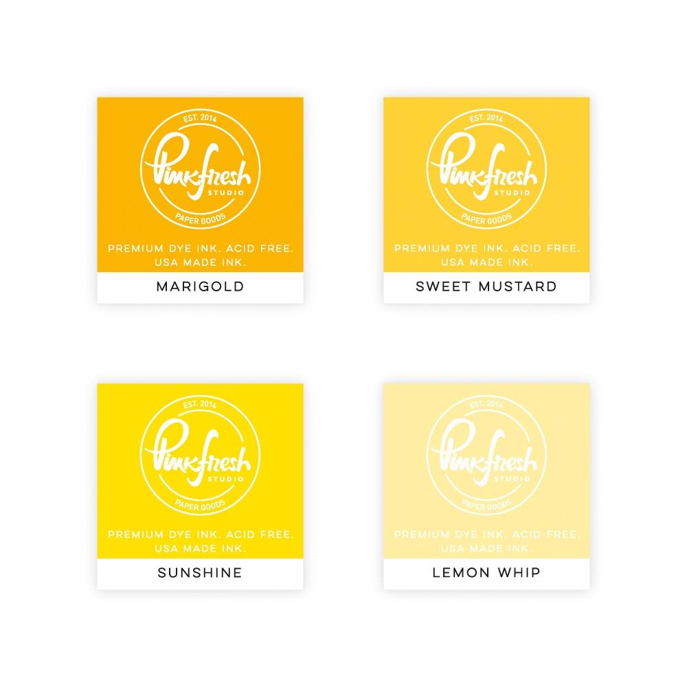 Pinkfresh Studio Premium Dye Cube Ink Pads 4 Colors