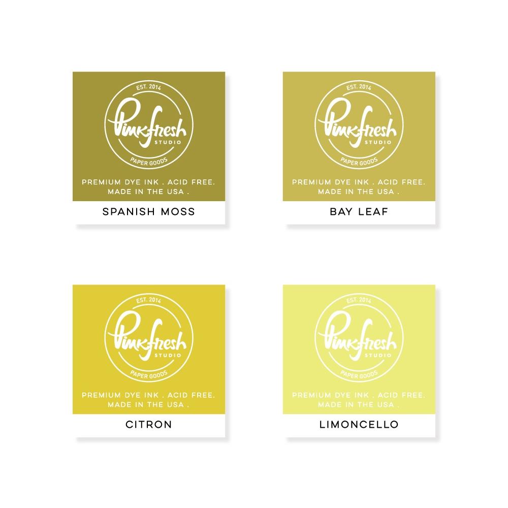 Pinkfresh Studio Premium Dye Cube Ink Pads 4 Colors