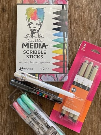 Crayons et marqueurs