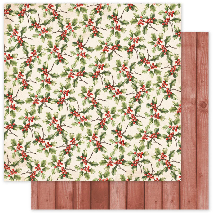 Paper Rose Christmas Tree Farm Basics F 12x12 Papier – Scrapbook Art et ...
